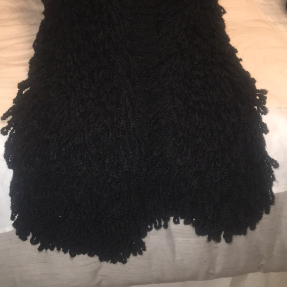 Catherine Malandrino black loop wool sweater vest - Picture 4 of 8